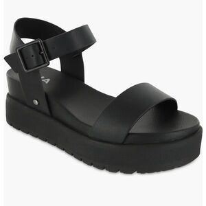 MIA Kayci Black Platform Sandals Size 9 New w/o tags